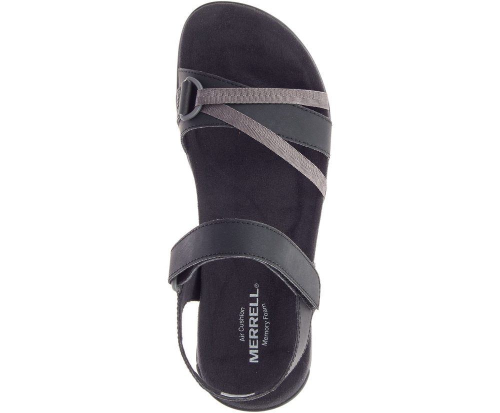 Merrell Sandals Black - District Kindra Strap - Womens 59YJXEDPT